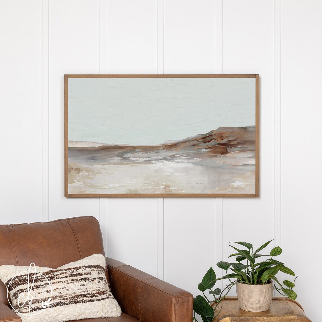 Sand Dunes Wall Art Abstract Landscape Art Living Room Etsy