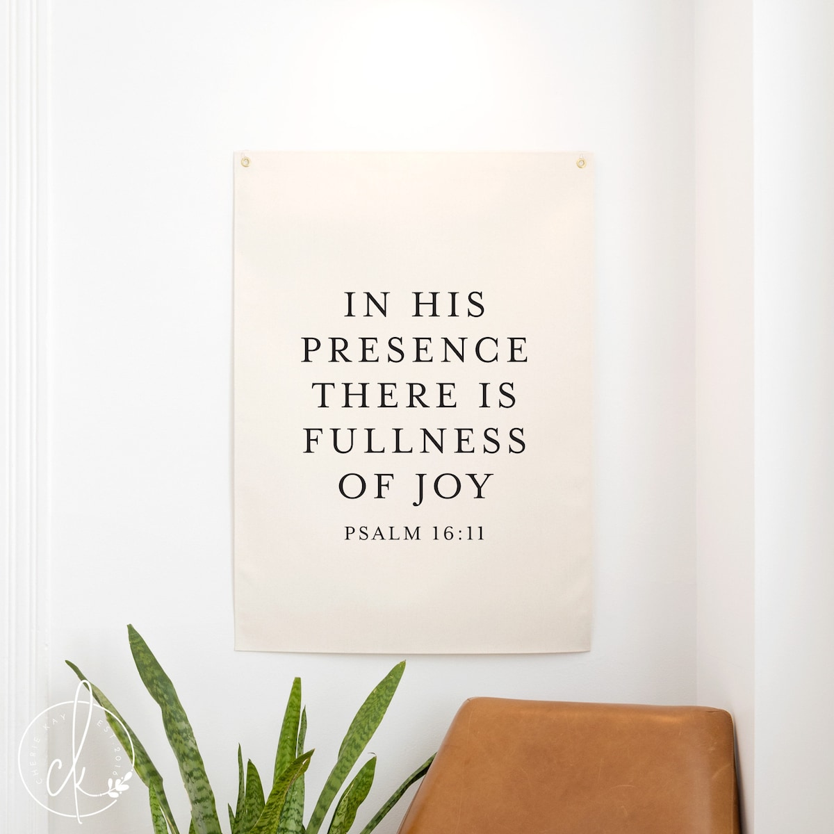 In His Presence There is Fullness of Joy | Canvas Flag | Scripture Wall Decor | Christian Home Decor | Psalm 16 11 | Bible Verse Decor - Etsy