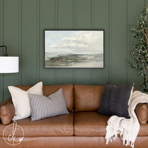 Abstract Landscape Art Framed Wall Art Living Room Decor - Etsy