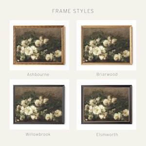 Vintage Floral Art Print | Framed Botanical Wall Decor | N2 image 8