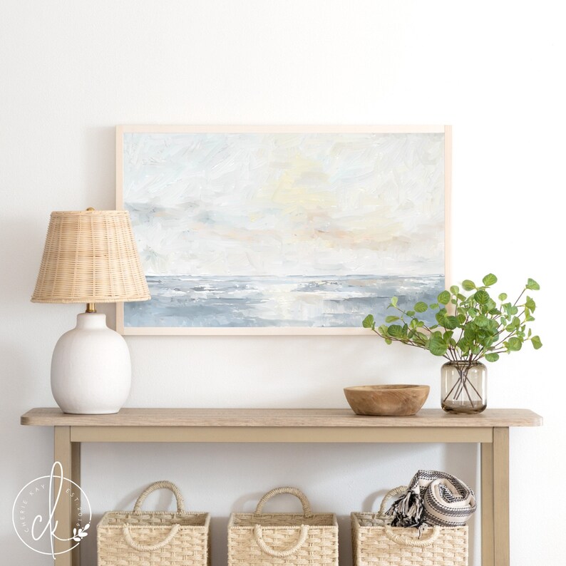 Framed Ocean Art Beach Wall Art Framed Wall Art Living Etsy