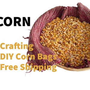 Bulk Whole Corn for Crafting/ Corn for Corn Bags / Corn for Heating Pads / Dried Corn / Whole Corn Pieces / Whole Corn Kernels by the pound