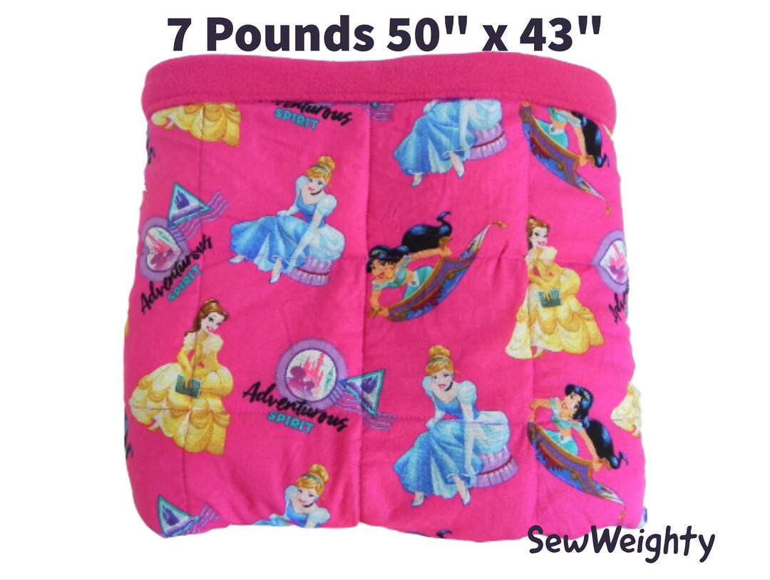 7 Pound Princess Weighted Sensory Child Blanket / Heavy Blanket