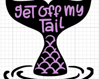 Get off my tail decal