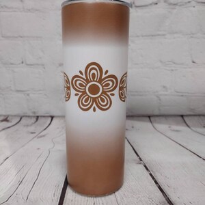 Pyrex Butterfly Gold Inspired Tumbler, 20oz Tumbler, Pyrex Patterns, Vintage
