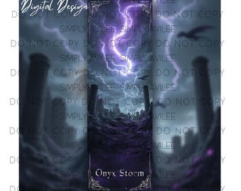 Book Fans, Onyx Storm Inspired Bookmark, Digital File, High Resolution PNG, Instant Download, Print-Ready, Yarros Fans