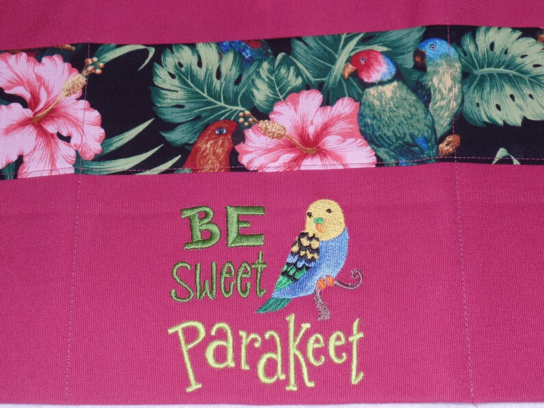 Amusing Quote Be Sweet Parakeet Server Waitress Daycare Kindergarden Teacher Bartender Vendor Craft Utility Half Apron by Diner Divas
