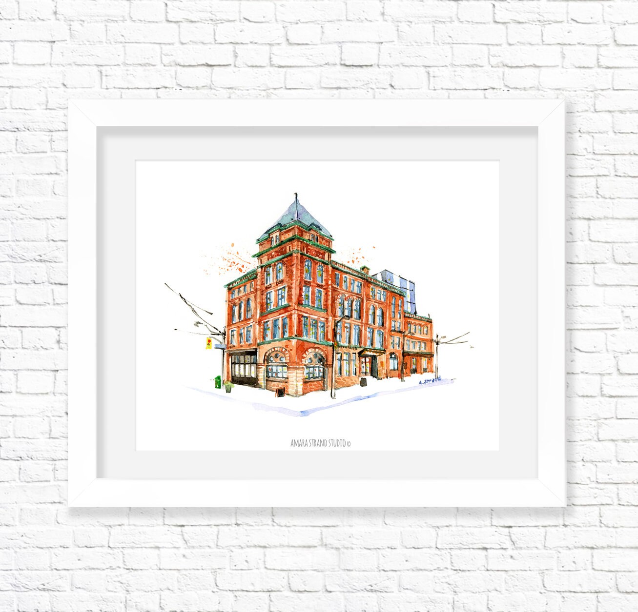 Broadview Hotel Fine Art Print/ Toronto Wall Art/ Toronto Painting ...