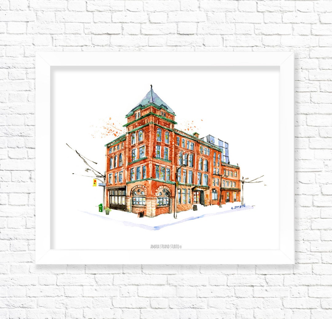 Broadview Hotel Fine Art Print/ Toronto Wall Art/ Toronto Painting