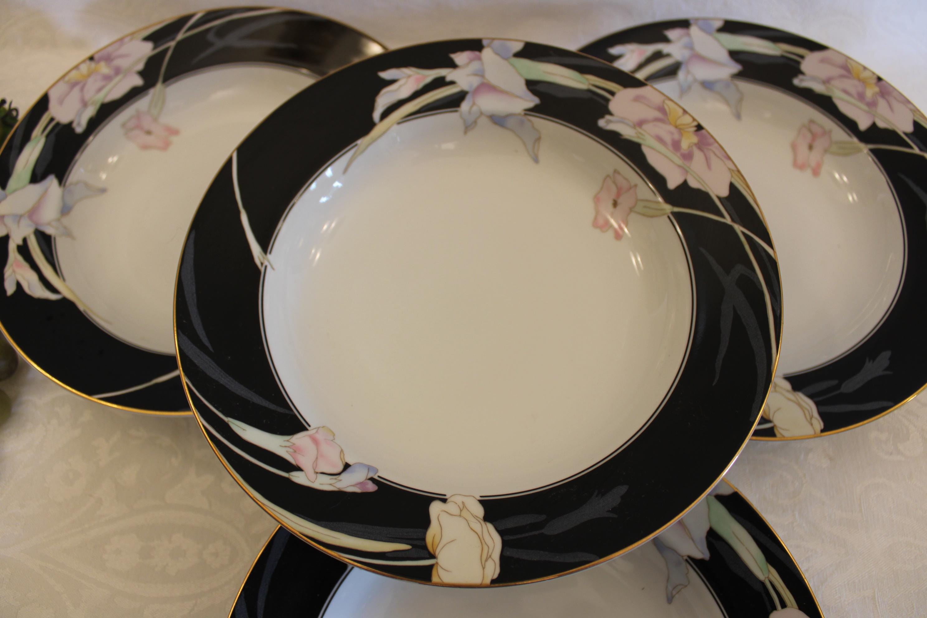 Mikasa Black China - Etsy