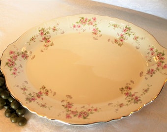 Stansbury by Syracuse  Federal Shape China  USA Made    14 Oval Serving Platter