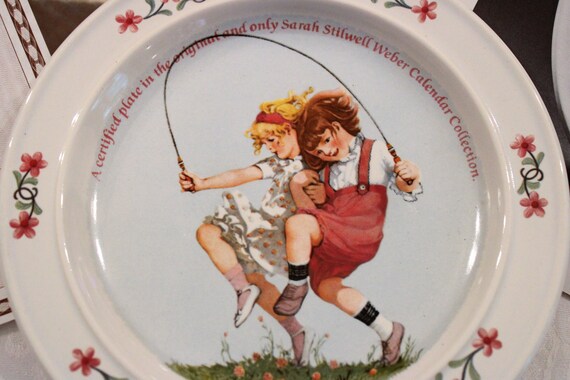 1984 June Birthday Collector Plate - Sarah Stilwell Weber Calendar