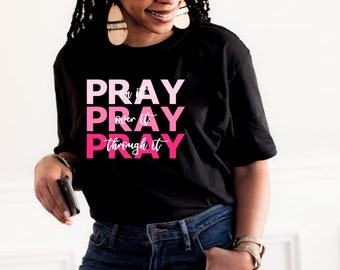 Pray On It Graphic T-shirt | Faith T-shirt, Christian T-shirt, Religious T-shirt, Love, Grace, Faith, Jesus, Faith Shirt, Bible Verse Shirt