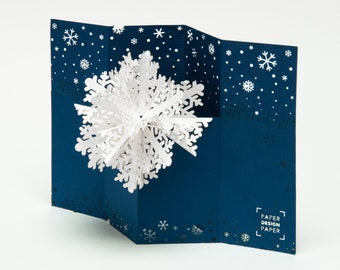 Snowflake in Blue