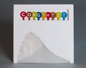 Congrats! Pop-Up Card