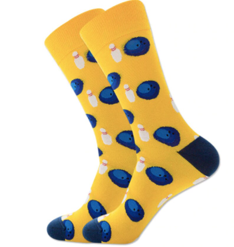 Bowling Fun Socks Crazy Socks