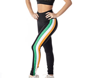 Ireland Flag Women's Full Length Yoga Pant Leggings