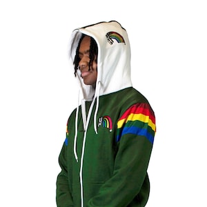 Hawaiian zip up hoodies top