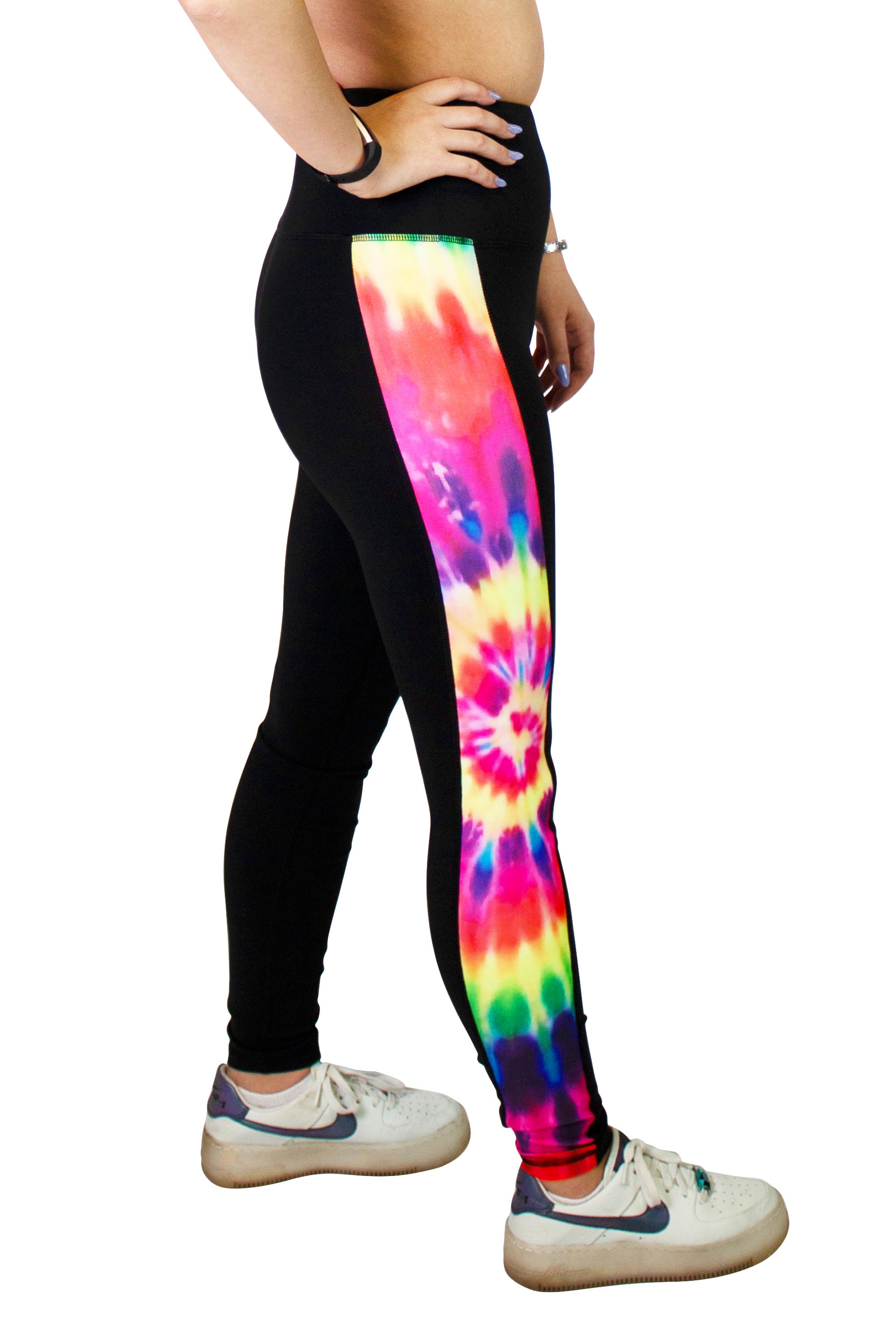 Striped Yoga Pants Tie Dyed  International Society of Precision