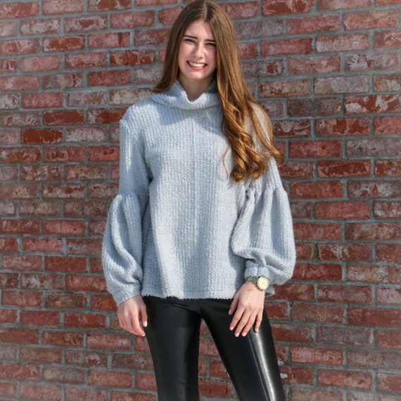 bishop sleeve sweater