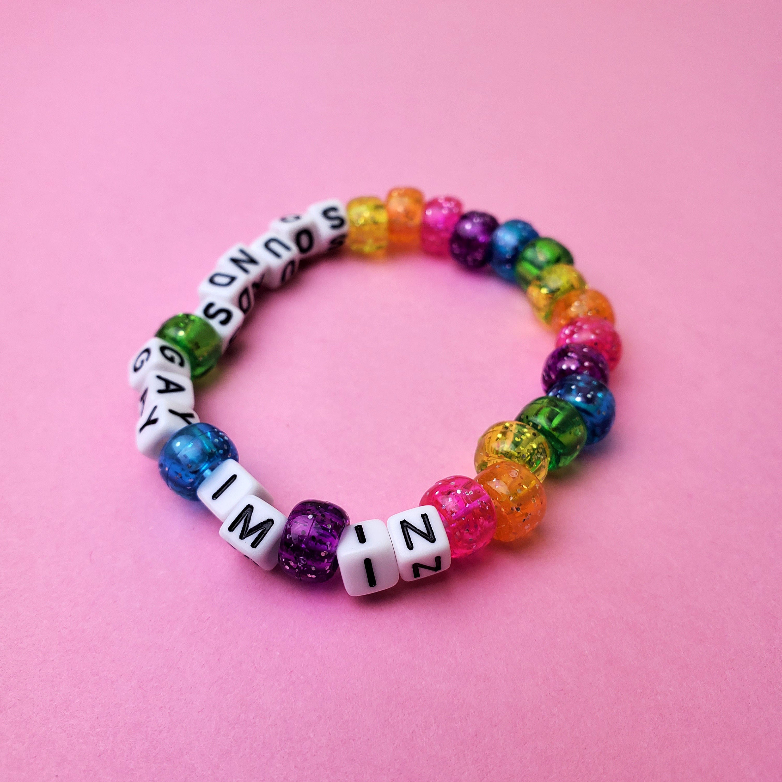 Sounds Gay I'm in Bracelet: Rainbow Bracelet LGBT Pride - Etsy