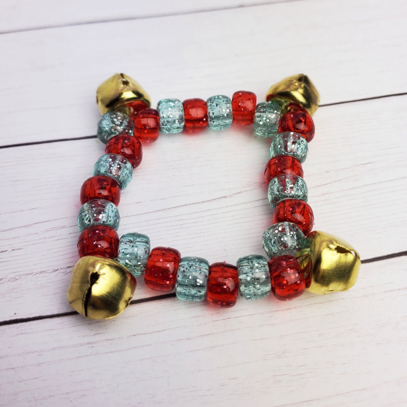 Jingle Bells Bracelet: Gold Bell Jewelry Glitter Christmas - Etsy