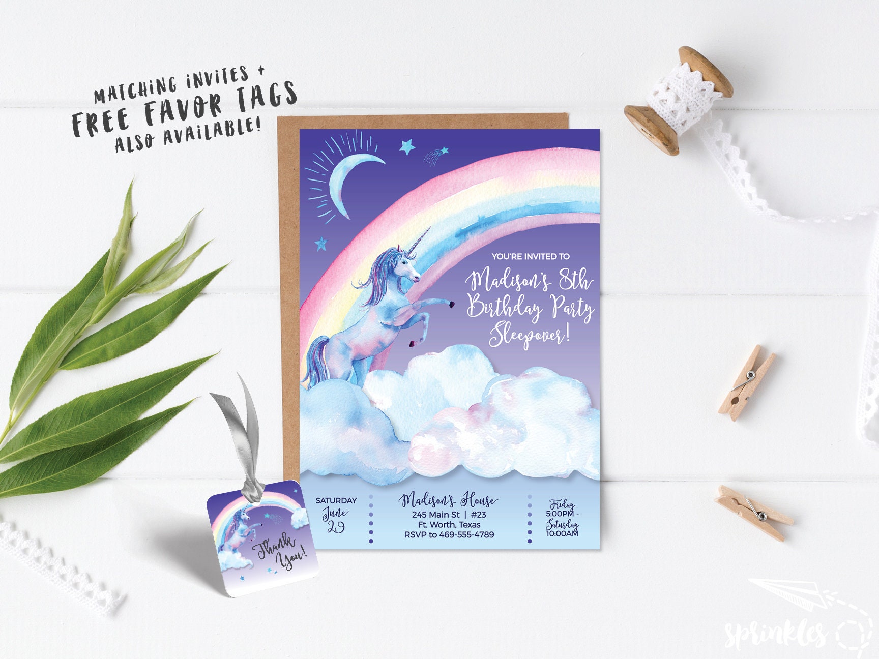 Printable Ad-lib Thank You Cards for Kids - Unicorn - Rainbow - Fill in ...