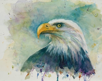 Bald Eagle~ LIMITED EDITION Giclée Print of an Original Watercolor