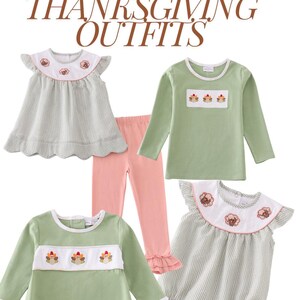 Boy and girl matching thanksgiving outfits clearance