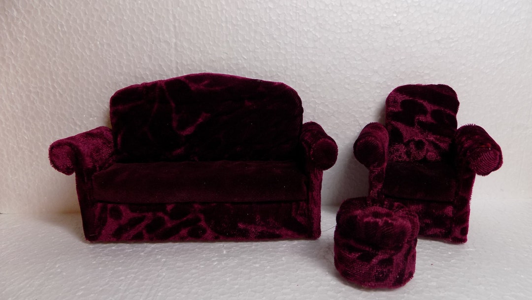 1/12 Scale Doll House Sofa Set Etsy