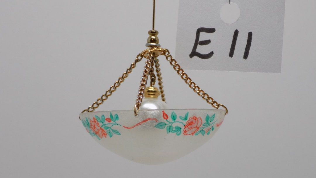 112 Scale Nonelectric Dollhouse Light Fixture Handmade Etsy