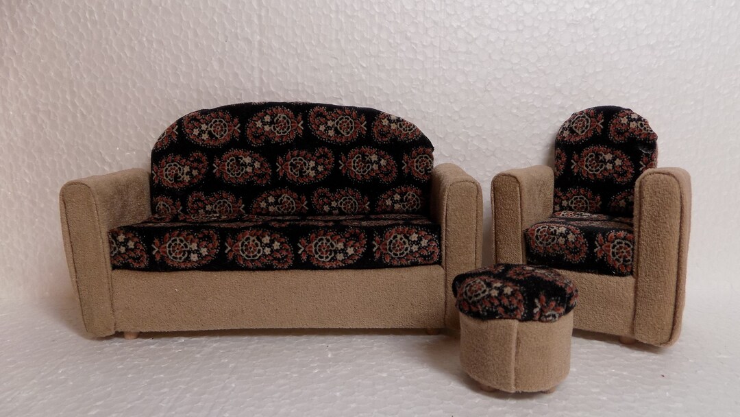 1/12 Scale Doll House Sofa Set Etsy