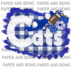 Kentucky Wildcats Plaid With Sparkles, CLIPART PNG, Sublimation Design, Digital File Only