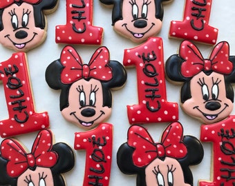 Minnie mouse inspired cookies