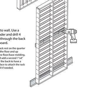 DIY Ribbon Storage Tutorial, Ribbon Rack Plans, Ribbon Storage Solution ...