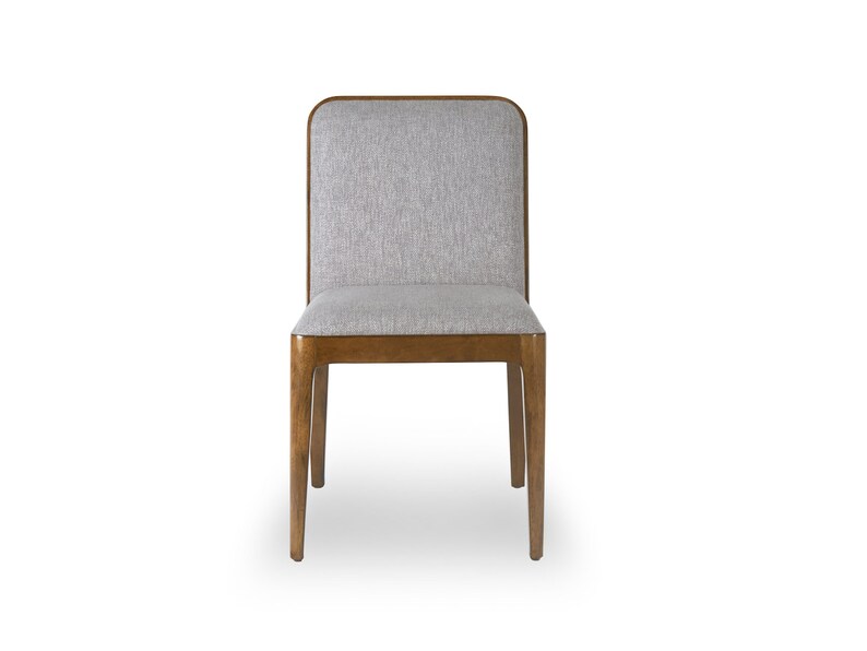 Walnut Dining Chair Ekais - Bella Collection Walnut Mid Century Dining Chair Walnut Upholstered Chair