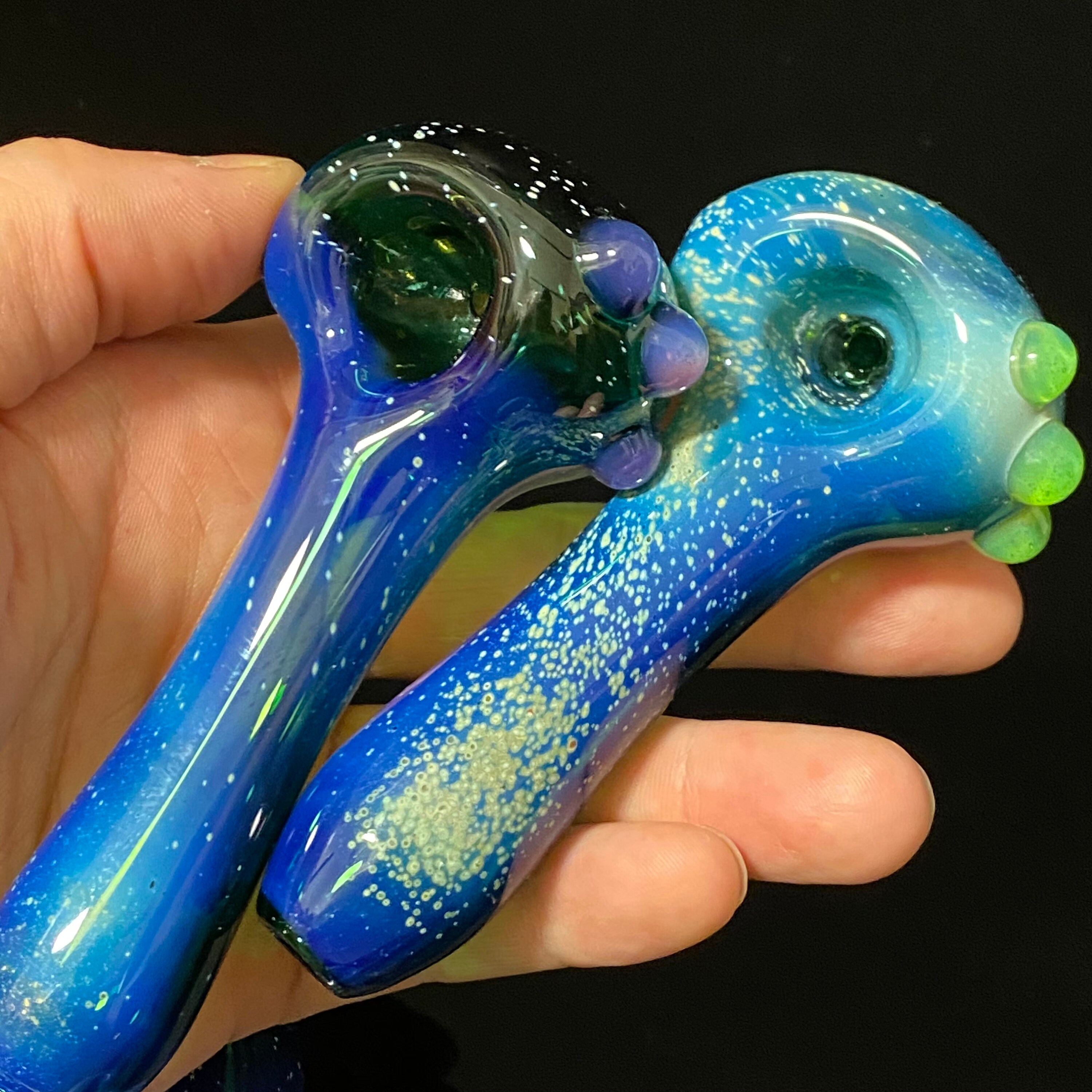 Galaxy Space Mystery Box Glass Pipe Glass Smoking Pipe Etsy