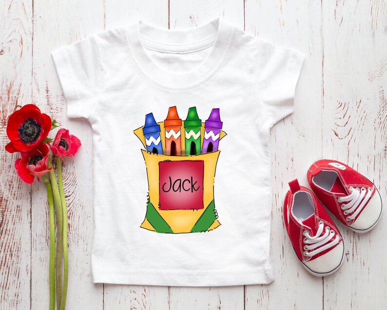 Crayon Box Baby Onesie® Crayons Baby Onesie Crayon Box Baby Etsy