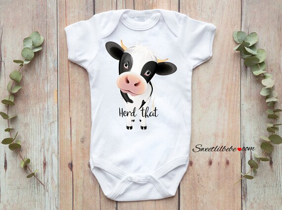 cow onesie baby