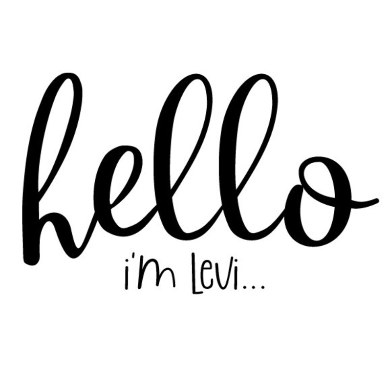 Hello Baby Onesie\u00ae Baby Shower Gift Personalized Baby Gift Newborn Outfit Coming Home Outfit Personalized Onesie Hello Baby Bodysuit