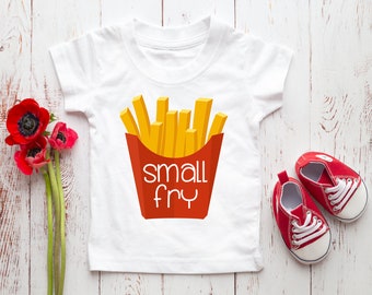 French Fry Baby Onesie®, Small Fry Baby T-Shirt, Baby Shower Gift, Funny Baby Bodysuit, Funny Baby Tee, Small Fry Baby Bodysuit, Fry Tee