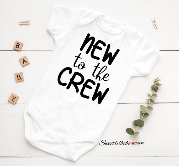 new to the crew onesie
