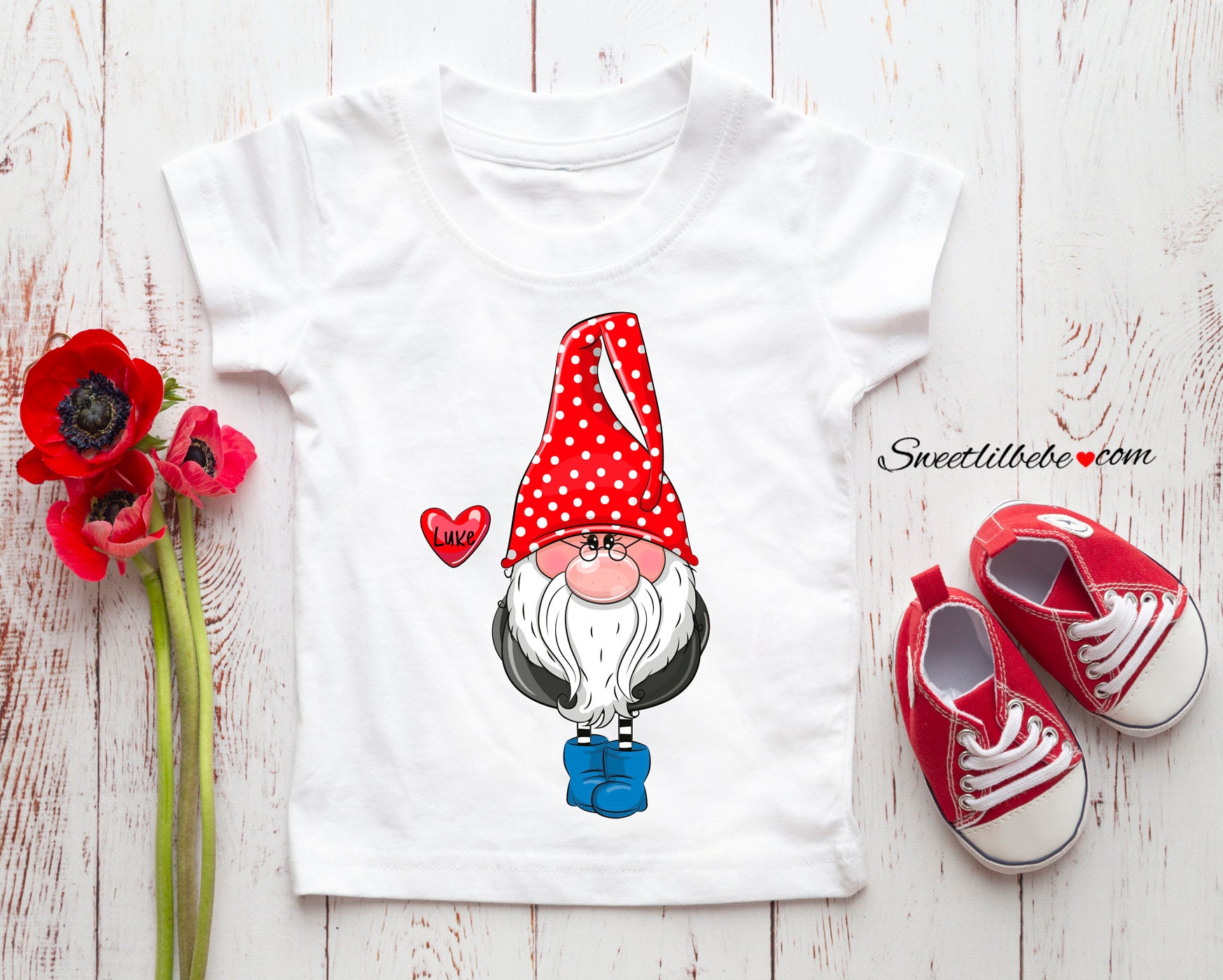Gnome Boy Baby Onesie® Gnome Baby Onesie Personalized Baby Etsy