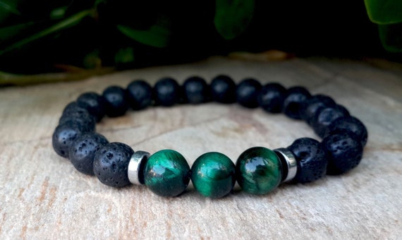 Green shop stone bracelet