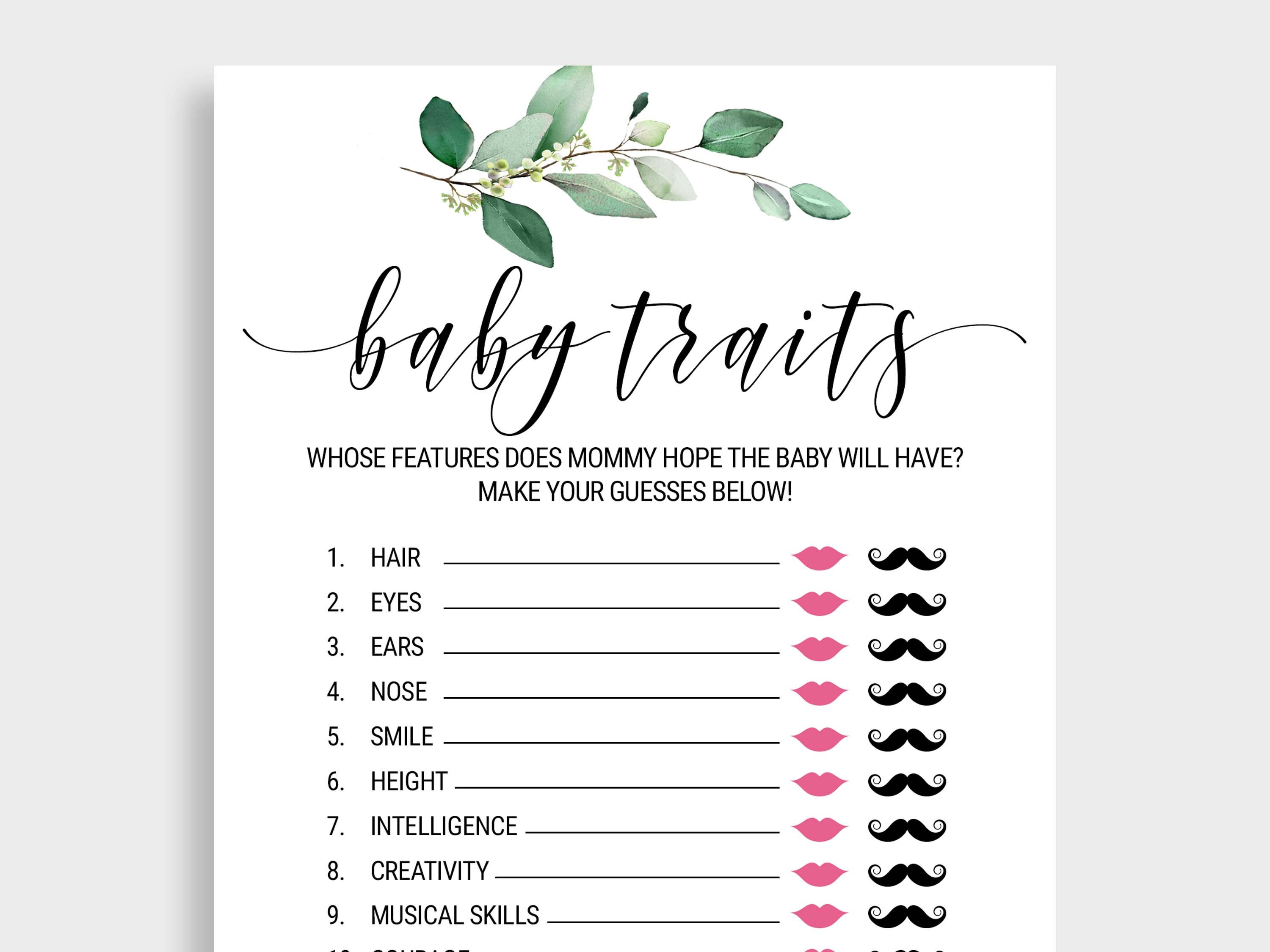 Baby Girl - Baby Traits