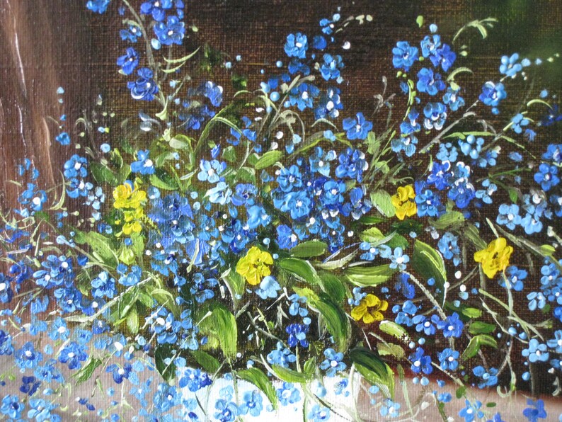 Forget Me Not Flower Painting