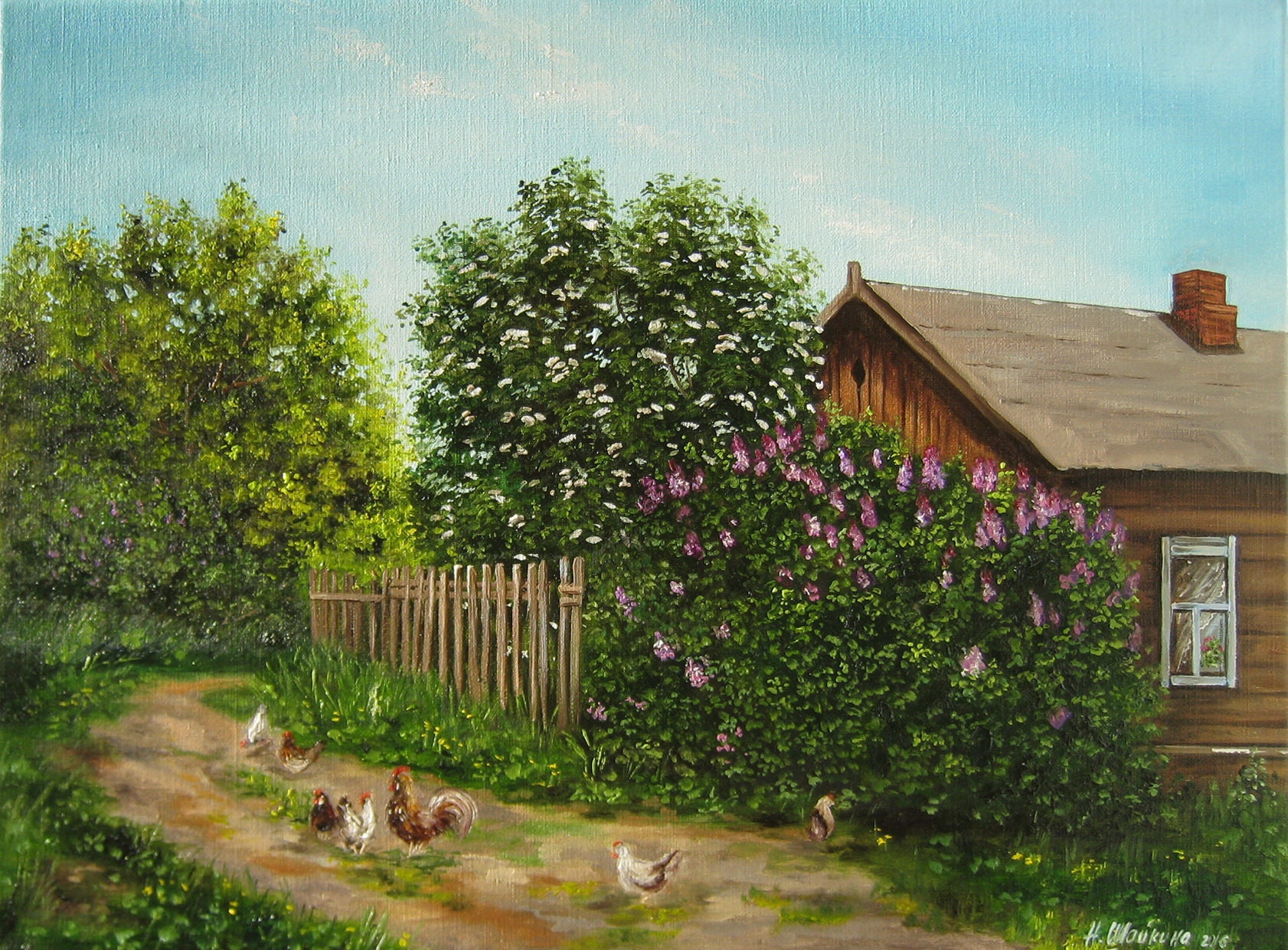 Картинки весна в деревне красивые