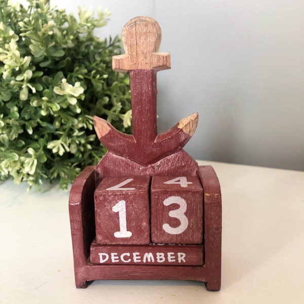 Perpetual Desk Calendar Etsy UK