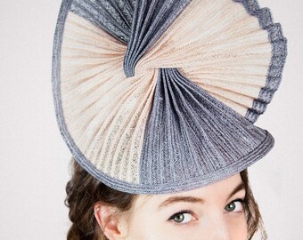 Stitched Straw Braid Sculptural Hat - Etsy