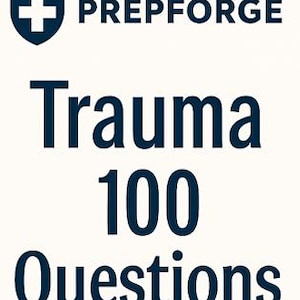 NREMT EMT-B Traumaövningsfrågor | 100 scenariobaserade frågor | Grundläggande examensförberedelse | Utskrivbar PDF
